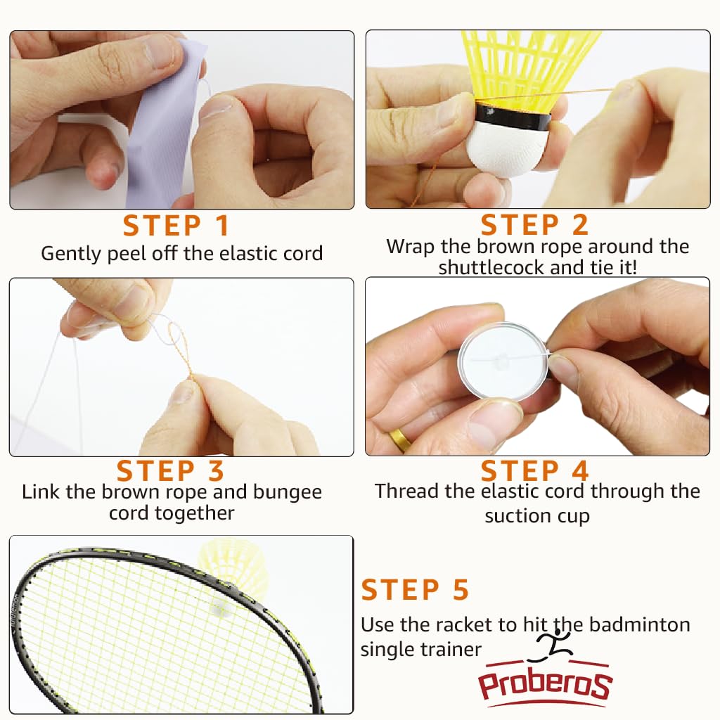 Optifit Automatic Rebound Badminton Trainer, Badminton Rebound Trainer, Parent-child interaction Kid toys for exercise and leisure, Badminton training device for kids and badminton beginners Optifit Automatic Rebound Badminton Trainer, Badminton Rebound Trainer, Parent-child interaction Kid toys for exercise and leisure, Badminton training device for kids and badminton beginners